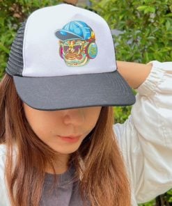 Local Boys - Yak - Trucker Hat -2 - With female model