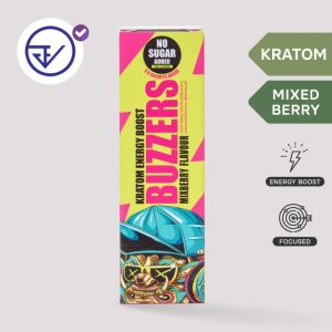 Local Boys - Buzzers - Kratom Shot Drink - Product Photo, Focus and Energy